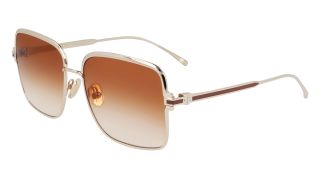 Óculos de sol SALVATORE FERRAGAMO SF317S Dourados Retangular - 1