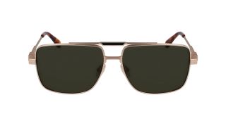 Óculos de sol SALVATORE FERRAGAMO SF318S Dourados Quadrada - 2