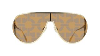 Óculos de sol SALVATORE FERRAGAMO SF323SG Dourados Aviador - 2