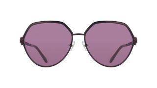 Óculos de sol SALVATORE FERRAGAMO SF325S Grená Quadrada - 2