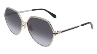 Óculos de sol SALVATORE FERRAGAMO SF325S Dourados Quadrada - 1