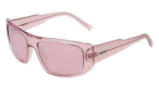 Óculos de sol DKNY DK555S Rosa/Vermelho-Púrpura Retangular - 1