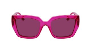 Óculos de sol Karl Lagerfeld KL6143S Rosa/Vermelho-Púrpura Retangular - 2