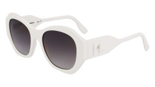 Óculos de sol Karl Lagerfeld KL6146S Branco Retangular - 1