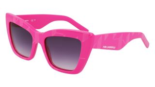 Óculos de sol Karl Lagerfeld KL6158S Rosa/Vermelho-Púrpura Borboleta - 1