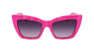 Óculos de sol Karl Lagerfeld KL6158S Rosa/Vermelho-Púrpura Borboleta - 2