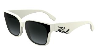 Óculos de sol Karl Lagerfeld KL6161S Branco Retangular - 1