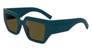 Óculos de sol Karl Lagerfeld KL6166S Azul Retangular - 1