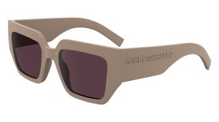 Óculos de sol Karl Lagerfeld KL6166S Beige Retangular - 1