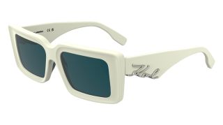 Óculos de sol Karl Lagerfeld KL6180S Branco Retangular - 1