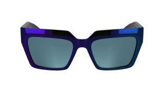 Óculos de sol Karl Lagerfeld KL6181S Azul Retangular - 2