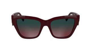Óculos de sol Karl Lagerfeld KL6184S Grená Retangular - 2
