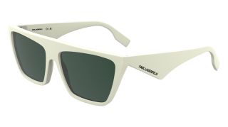 Óculos de sol Karl Lagerfeld KL6186S Branco Retangular - 1