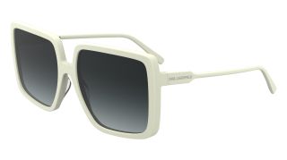 Óculos de sol Karl Lagerfeld KL6187S Branco Retangular - 1