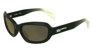 Óculos de sol Karl Lagerfeld KLJ6200S Dourados Retangular - 1