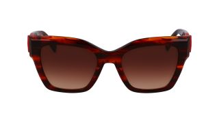 Óculos de sol Longchamp LO762S Vermelho Retangular - 2