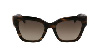 Óculos de sol Longchamp LO762S Verde Retangular - 2