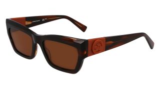 Óculos de sol Longchamp LO763S Castanho Retangular - 1