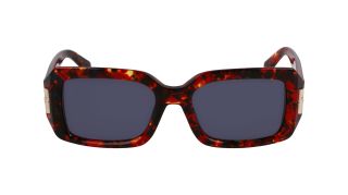 Óculos de sol Longchamp LO765S Vermelho Retangular - 2