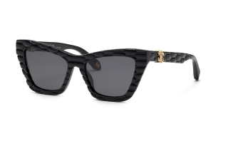 Óculos de sol Roberto Cavalli SRC091V Preto Borboleta