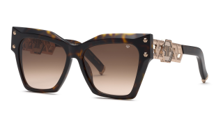 Óculos de sol PHILIPP_PLEIN SPP175S PLEIN ICON EDGE Castanho Quadrada