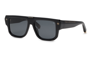 Óculos de sol PHILIPP_PLEIN SPP179 PLEIN HAXAGON CAMOU Preto Quadrada