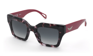 Óculos de sol Zadig & Voltaire SZV457 Rosa/Vermelho-Púrpura Quadrada