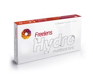 Lentes de contacto Mensais Freelens Hydro Multifocal Toric 6 unidades