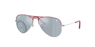 Óculos de sol Ray Ban Junior 0RJ9506S JUNIOR AVIATOR Prateados Aviador - 1