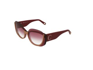 Óculos de sol Chloé CE754S Rosa/Vermelho-Púrpura Borboleta - 1
