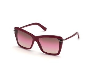 Óculos de sol Tom Ford LEAH FT0849 Grená Tamanho: 64X15
