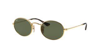 Óculos de sol Ray Ban OVAL 0RB3547N Dourados Tamanho: 48X21