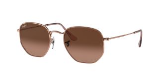 Óculos de sol Ray Ban HEXAGONAL 0RB3548N Dourados Tamanho: 48X21