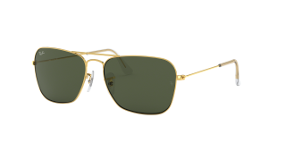 Óculos de sol Ray Ban 0RB3136 CARAVAN Cinzento Quadrada - 1
