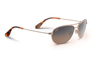 Óculos de sol Maui Jim HS245 CLIFF HOUSE Dourados Aviador