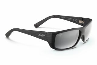 Óculos de sol Maui Jim 123 WASSUP Preto Retangular