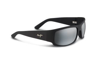 Óculos de sol Maui Jim 266 WORLD CUP Preto Retangular