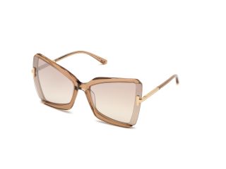Óculos de sol Tom Ford FT0766 Beige Tamanho: 63X19