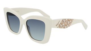 Óculos de sol SALVATORE FERRAGAMO SF1023S Beige Tamanho: 52X18