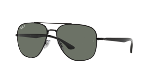 Óculos de sol Ray Ban 0RB3683 Preto Quadrada - 2