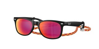 Óculos de sol Ray Ban Junior 0RJ9052S JUNIOR NEW WAYFARER Preto Quadrada - 1