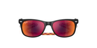 Óculos de sol Ray Ban Junior 0RJ9052S JUNIOR NEW WAYFARER Preto Quadrada - 2