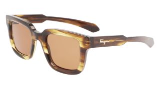 Óculos de sol SALVATORE FERRAGAMO SF1064S Verde Tamanho: 48X23