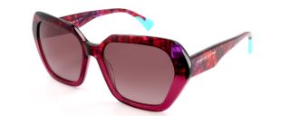 Óculos de sol Agatha Ruiz de la Prada AR21422 Rosa/Vermelho-Púrpura Quadrada