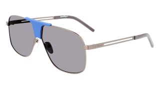 Óculos de sol SALVATORE FERRAGAMO SF292S Prateados Tamanho: 63X11