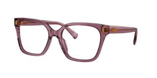 Óculos graduados Ralph Lauren 0RA7158U Rosa/Vermelho-Púrpura Quadrada - 1