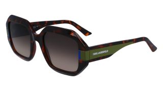 Óculos de sol Karl Lagerfeld KL6124S Castanho Retangular - 1