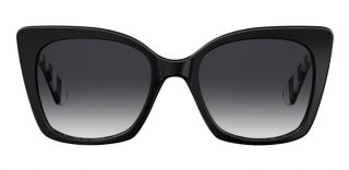 Óculos de sol LOVE MOSCHINO MOL000/S ML Preto Retangular - 2