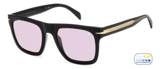 Óculos de sol David Beckham DB 7000/S FLAT Preto Quadrada - 1