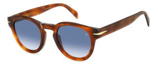 Óculos de sol David Beckham DB 7041/S FLAT Castanho Ovalada - 1